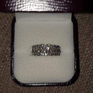 Diamond Anniversary Band White Gold 14K .75 TCW